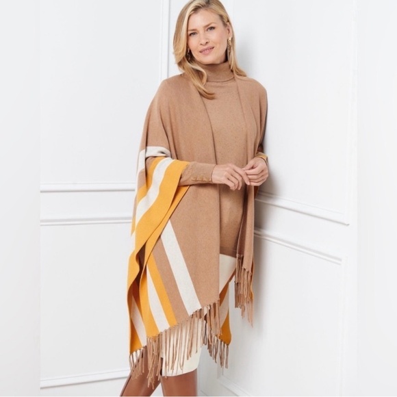 Talbots Ruana Wrap - Picture 3 of 10